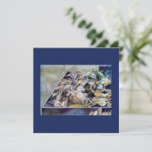 Carte Pensez dehors, Singapour (Debout devant)