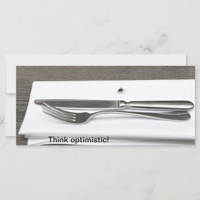 Carte Pensez optimiste ! (Devant)