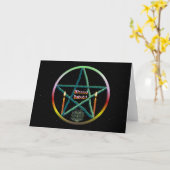 Carte Pentacle Imbolc (Fleur jaune)
