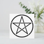 Carte Pentacle Wiccan (Pentagramme) (Debout devant)