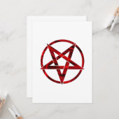 Carte Pentagram Red Devil (Devant/Arrière en situation)