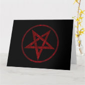 Carte Pentagram Red Devil (Fleur jaune)