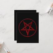 Carte Pentagram Red Devil (Devant/Arrière en situation)