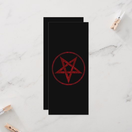 Carte Pentagram Red Devil (Devant/Arrière en situation)