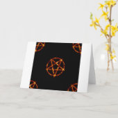 Carte pentagramme (Fleur jaune)