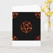 Carte pentagramme (Fleur jaune)