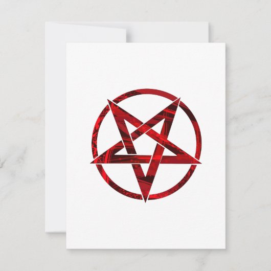 Carte Pentagramme du Diable Rouge (Devant)