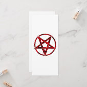 Carte Pentagramme du Diable Rouge (Devant/Arrière en situation)