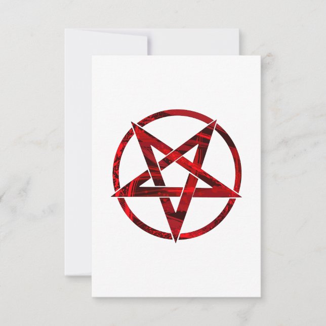 Carte Pentagramme du Diable Rouge (Devant)