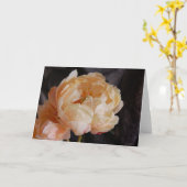 Carte Peonies 6 (Fleur jaune)