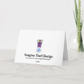 Carte Peonies Bonne Fête des Mères (Dos)