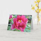 Carte Peony (Fleur jaune)