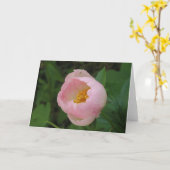 Carte Peony (Fleur jaune)