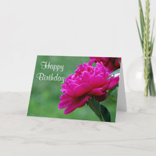 Carte Peony flower photo