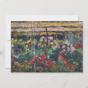 Carte Peony Garden Claude Monet