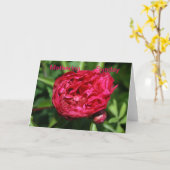 Carte Peony Rose Mothering Sunday Card (Fleur jaune)