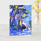 Carte Peploe - Scène de rue, France (Fleur jaune)