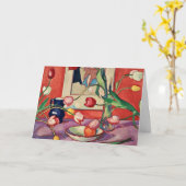 Carte Peploe - Tulipes, Le Jeu Bleu, (Fleur jaune)
