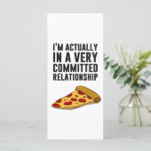 Carte Pepperoni Pizza Love - Une relation sérieuse (Debout devant)