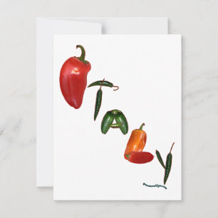Carte Peppers Chili Italie