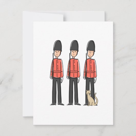 Carte Percy le beefeater amical (Devant)