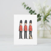 Carte Percy le beefeater amical (Debout devant)