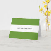 Carte perdant de joyeux anniversaire (Fleur jaune)