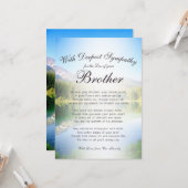 Carte Perdre un mémorial aux frères (Devant/Arrière en situation)