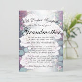Carte Perdre un Mémorial de grand-mère (Debout devant)