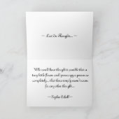 Carte ~ perdu dans les pensées… ~ (Intérieur)