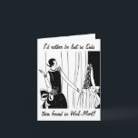 Carte Perdu dans Saks Funny Birthday Card<br><div class="desc">Soyons honnêtes : nous sommes en gros tous des snobs ! N'ayez pas honte ! Cette carte est parfaite pour votre BFF,  votre mère ou toute femme qui aime les choses les plus belles de la vie.</div>