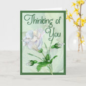 Carte Perdu quelqu'un de précieux (Fleur jaune)