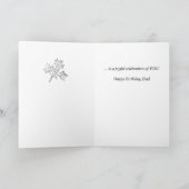 Carte Père Anniversaire, Arbres (Intérieur)