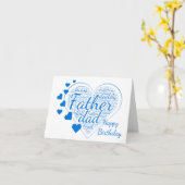 Carte Père Anniversaire Inspirationnel Coeur Internation (Fleur jaune)