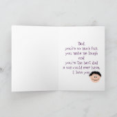 Carte Père d'anniversaire (Fils) (Intérieur)