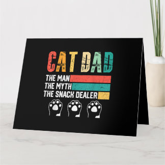 Carte Père Day Chat papa