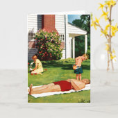 Carte Père de arrosage (Fleur jaune)