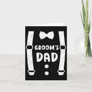 Carte Père de Groom Père de Groom Funny Tee Mariage