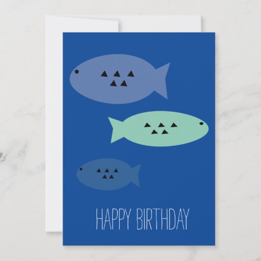 Carte Père de la pêche Anniversaire (Devant)