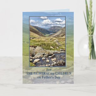 Carte Père de mes enfants Fête des pères,
