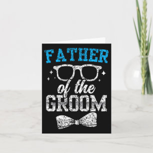Carte Père Du Mariage De La Fête Groom Bachelor