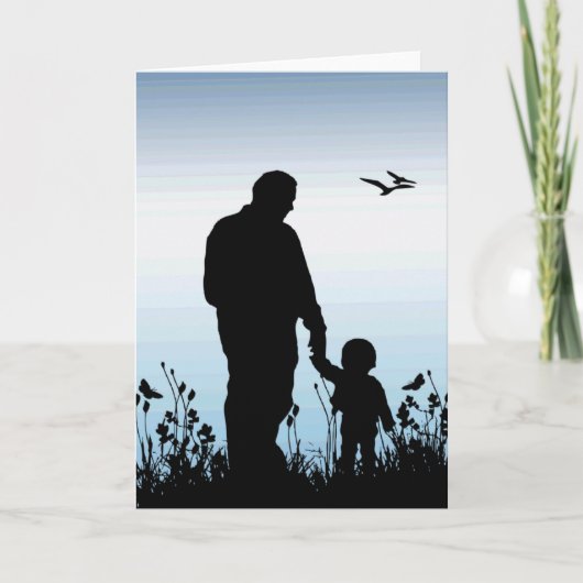 Carte Père/Enfant-Silhouette (Devant)