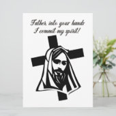 Carte Père, entre tes mains, je commets mon esprit ! (Debout devant)