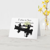 Carte Père et fils (Fleur jaune)