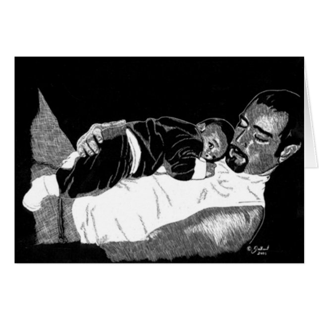 Carte Père et Fils (Devant horizontal)