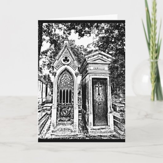 Carte Pere Lachaise-N&B (Devant)