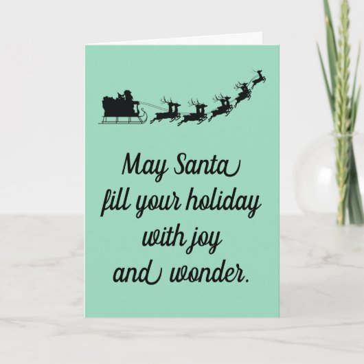 Carte Père Noël (Devant)