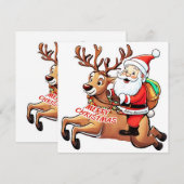 Carte Père Noël (Devant / Derrière)
