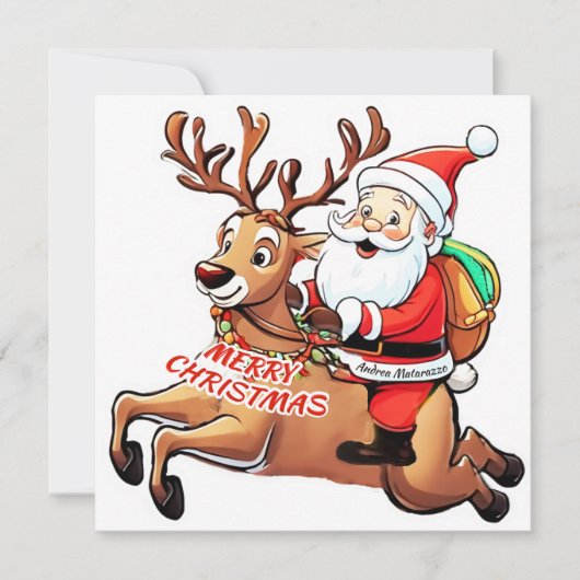 Carte Père Noël (Devant)