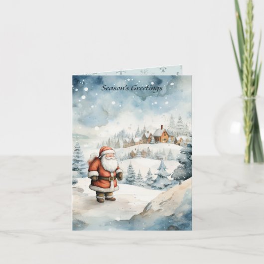Carte Père Noël (Devant)